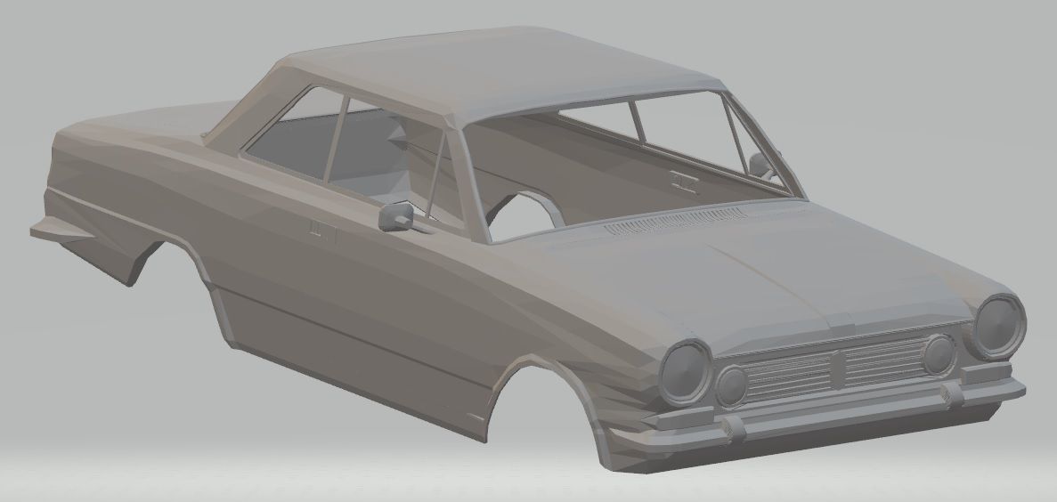 Renault Torino Printable Body Car 3D print model