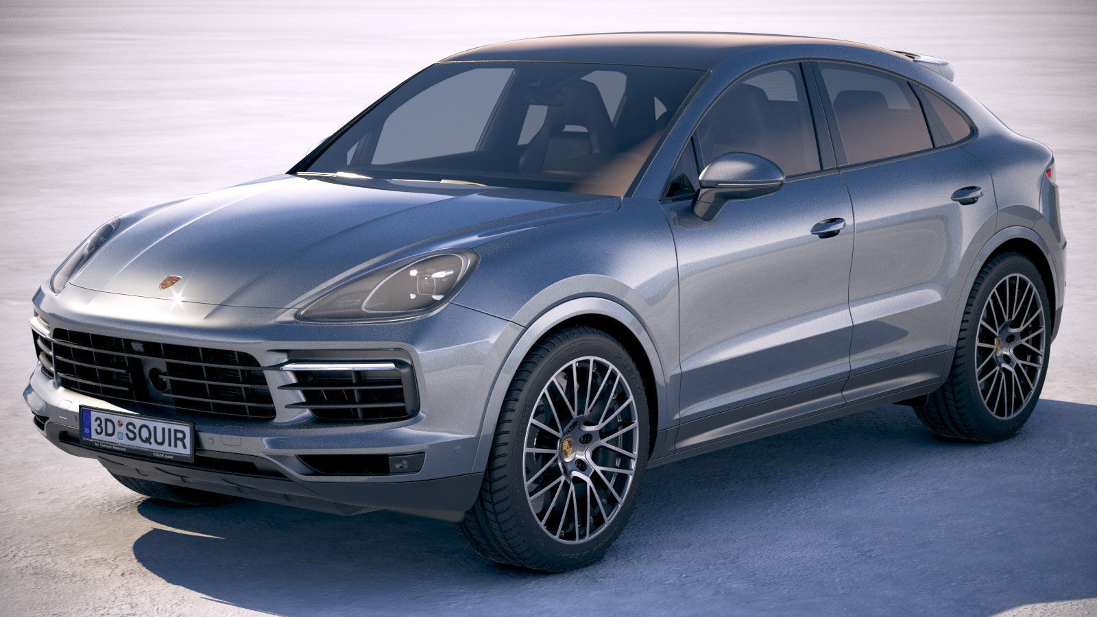 Porsche Cayenne S Coupe 2020 3D model