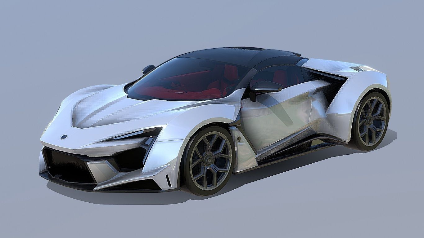 W Motors Fenyr Super Sport 3D Model Low-poly  3D model