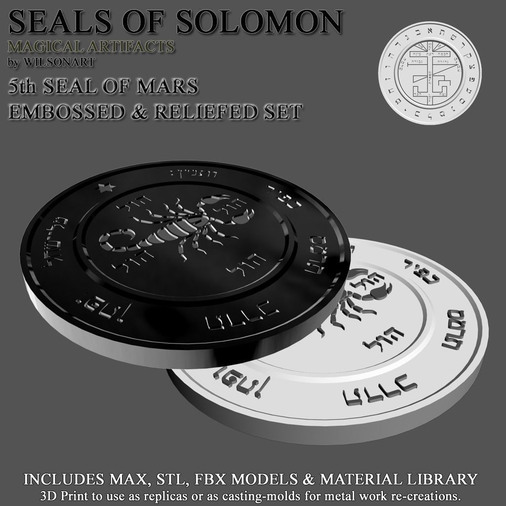 5th Seal of Mars 3D print model