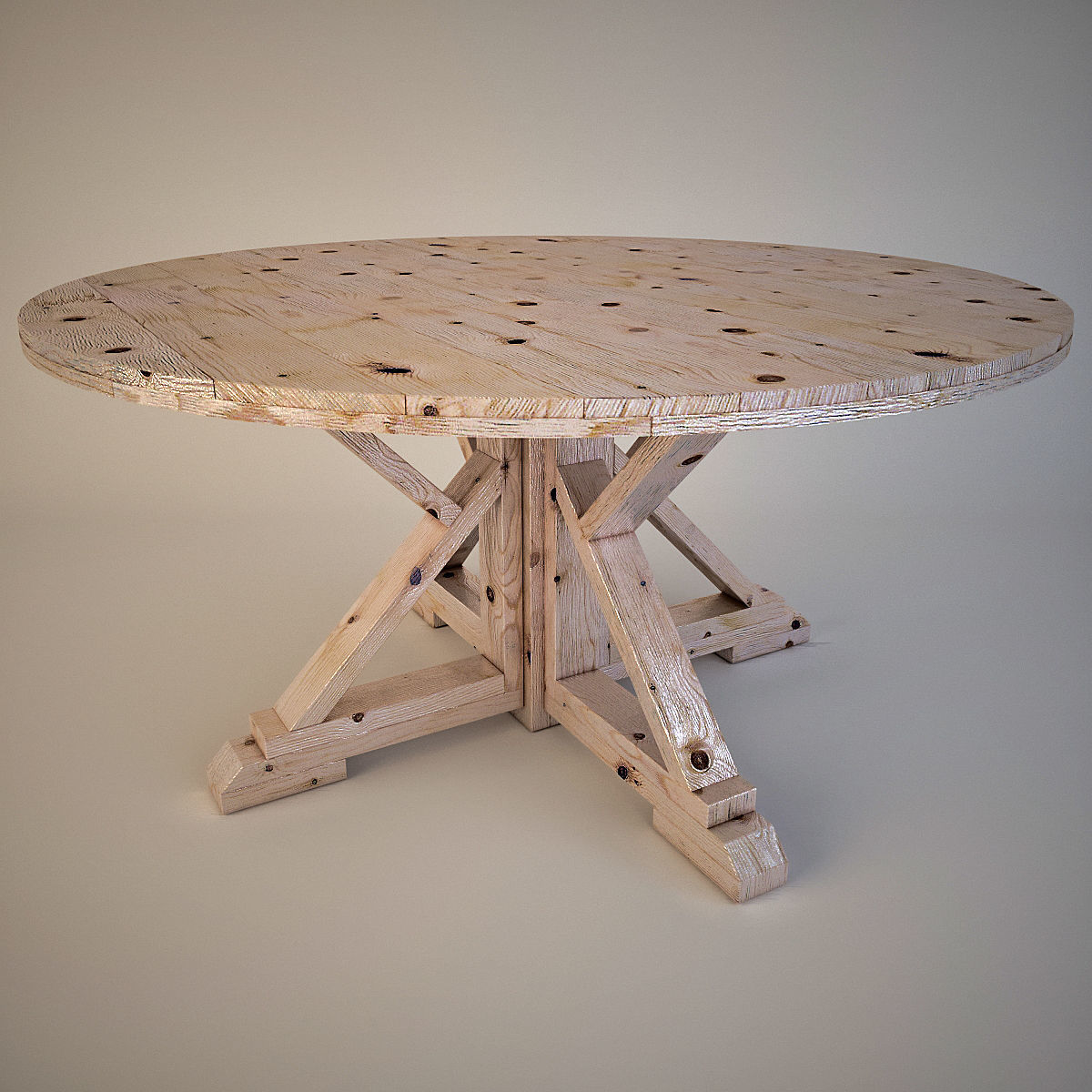 Round Farmhouse Table