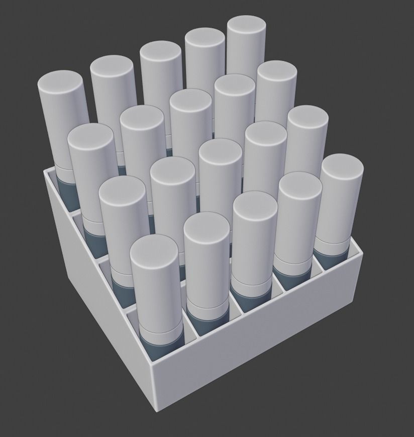Lipsticks lipstick dispenser 3D model CGTrader