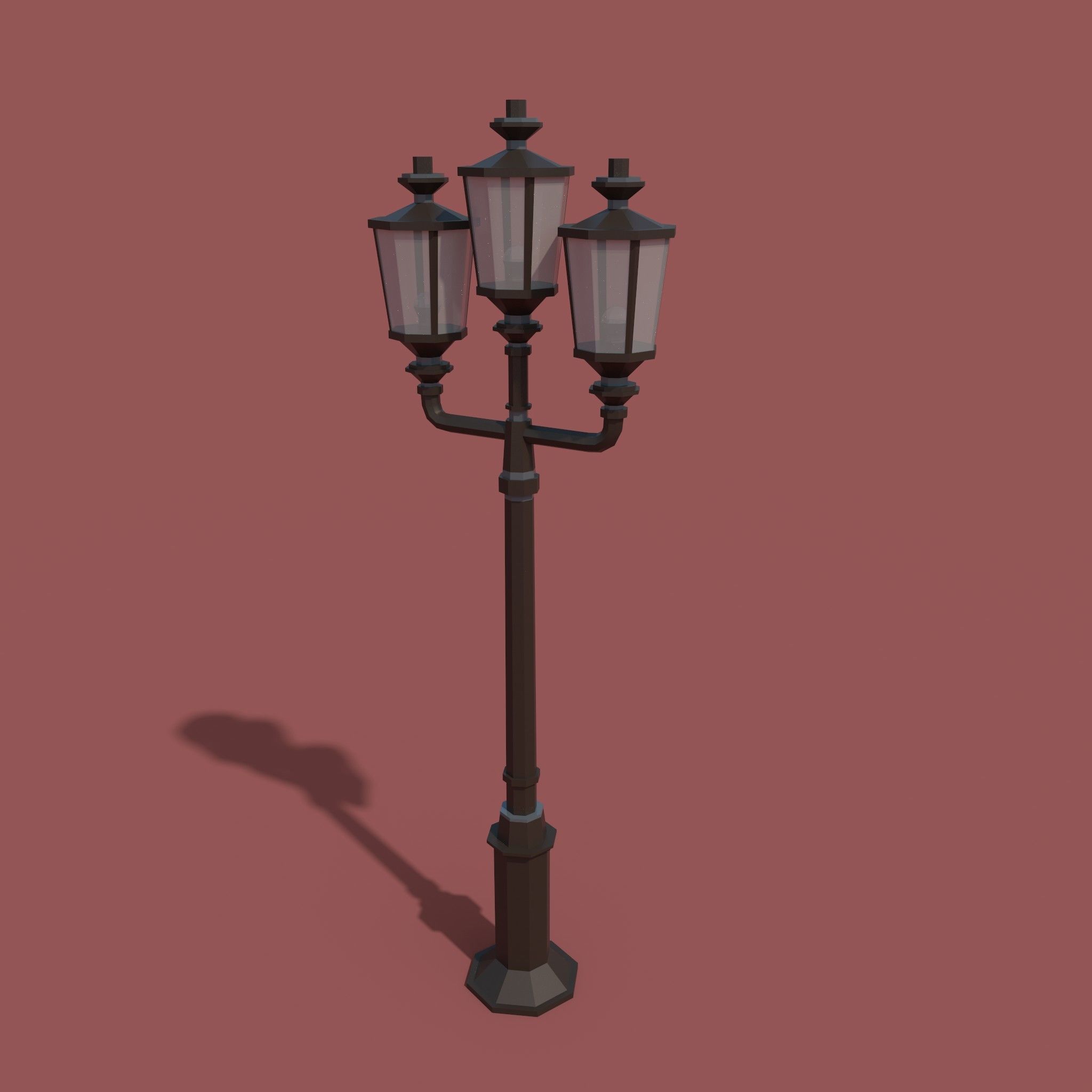 Light Pole Free low-poly  3D model