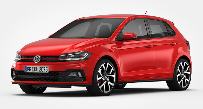 Volkswagen Polo GTI 2018 3D model