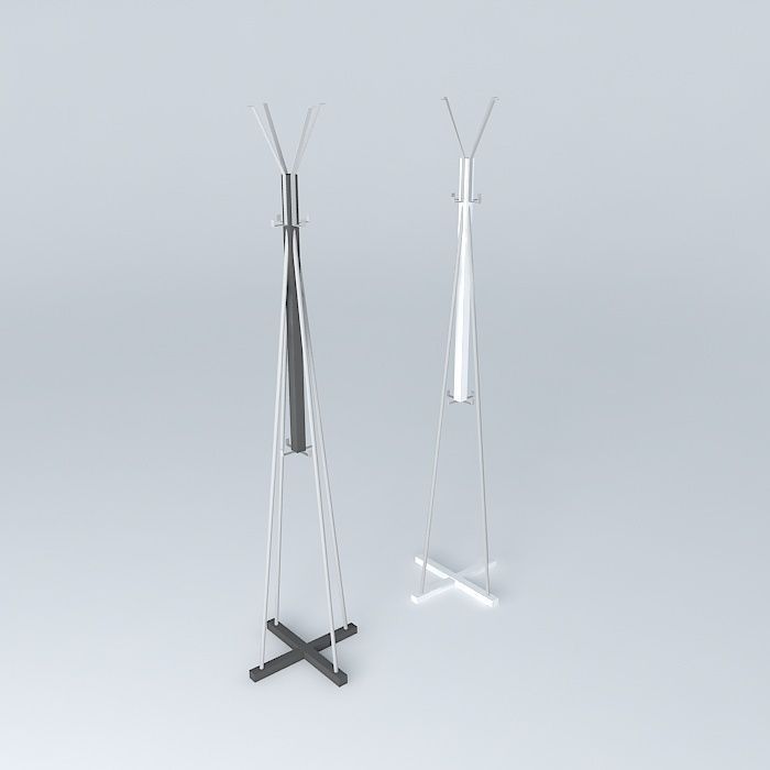 Tjusig Hat and coat stand 3D model CGTrader