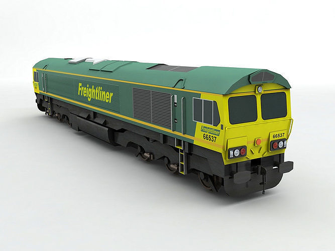 3D model Class 66 Locomotive 