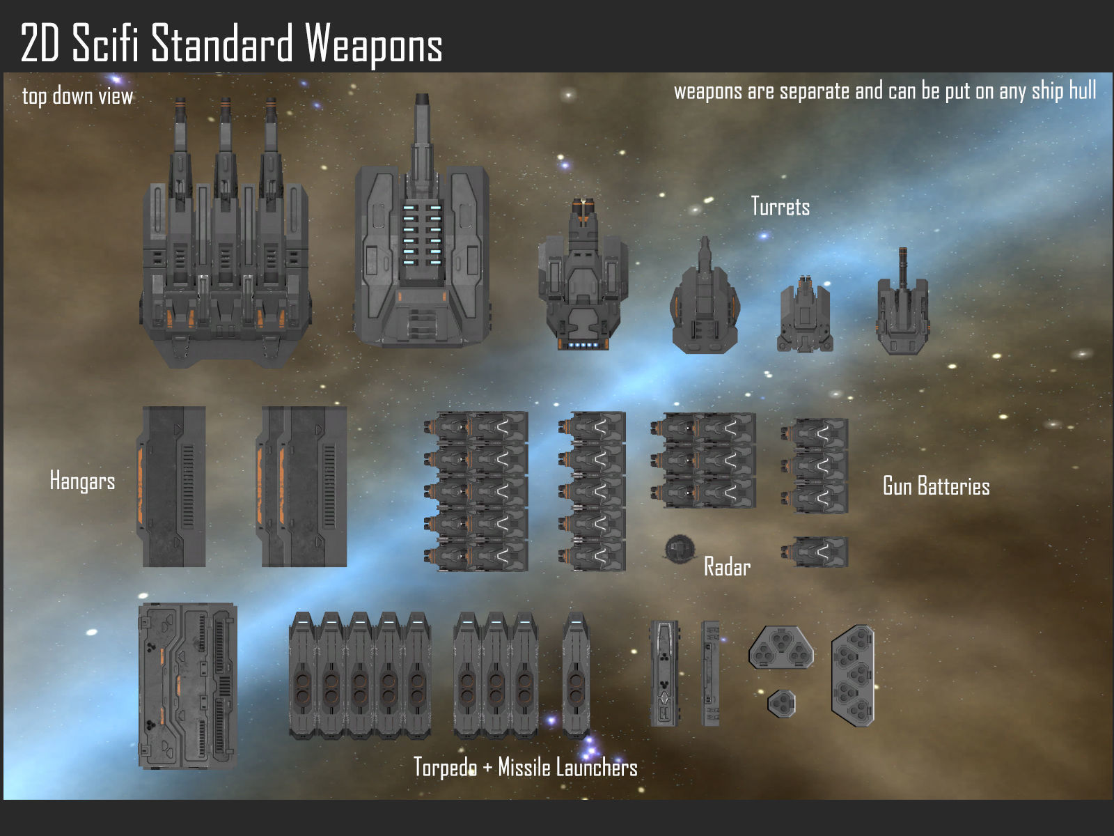 2D Space Structures Collection Texture | CGTrader