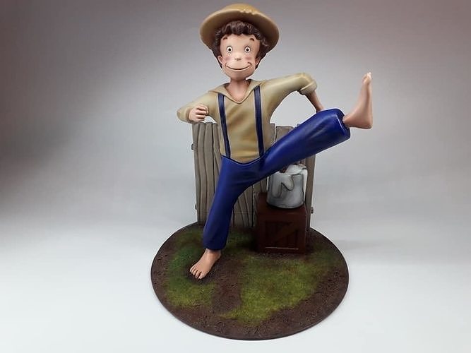 Tom Sawyer 30 Cm 3d Model 3d Printable Cgtrader