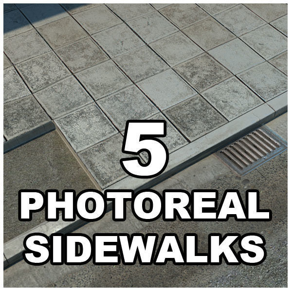 Photorealistic Sidewalks Package