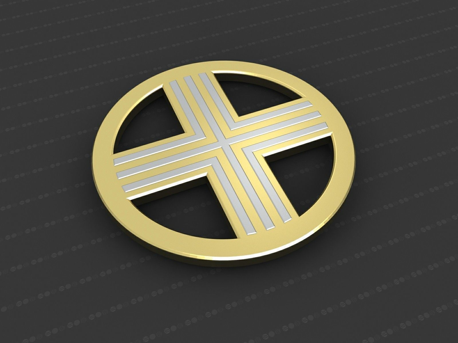 Cross Medallion 3D print model
