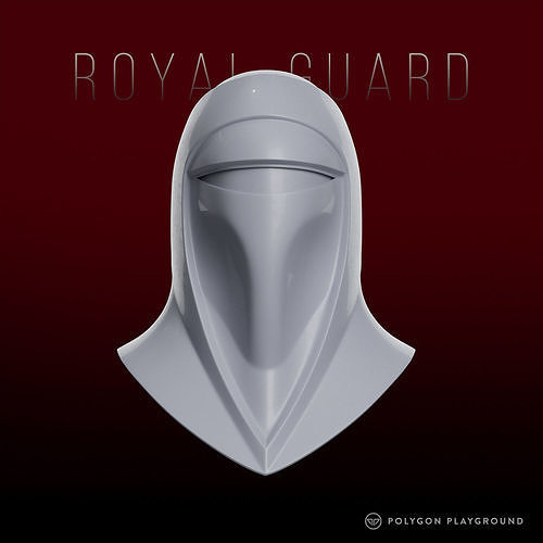 Royal Guard Helmet 3D model 3D printable CGTrader