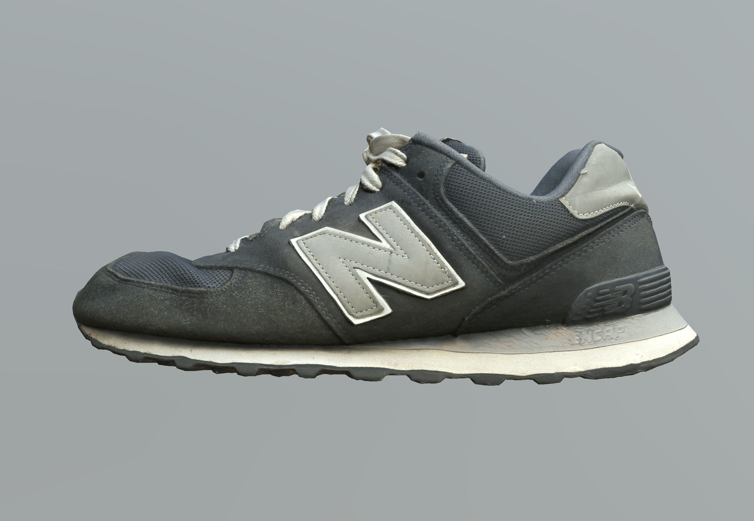 Old Sneakers scanned PBR textures Low-poly 3D model