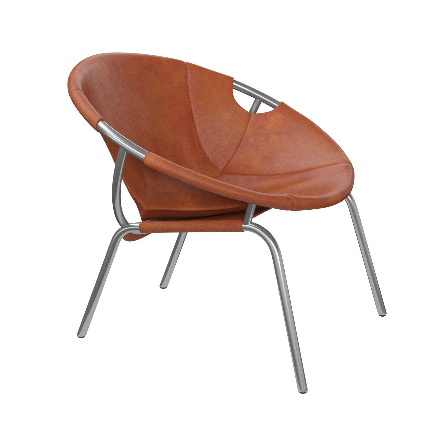 3D model Dries Leather Sling Chair VR / AR / lowpoly CGTrader