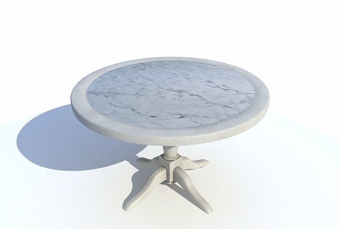 3D model Round Dining Table 13 PBR VR / AR / low-poly | CGTrader