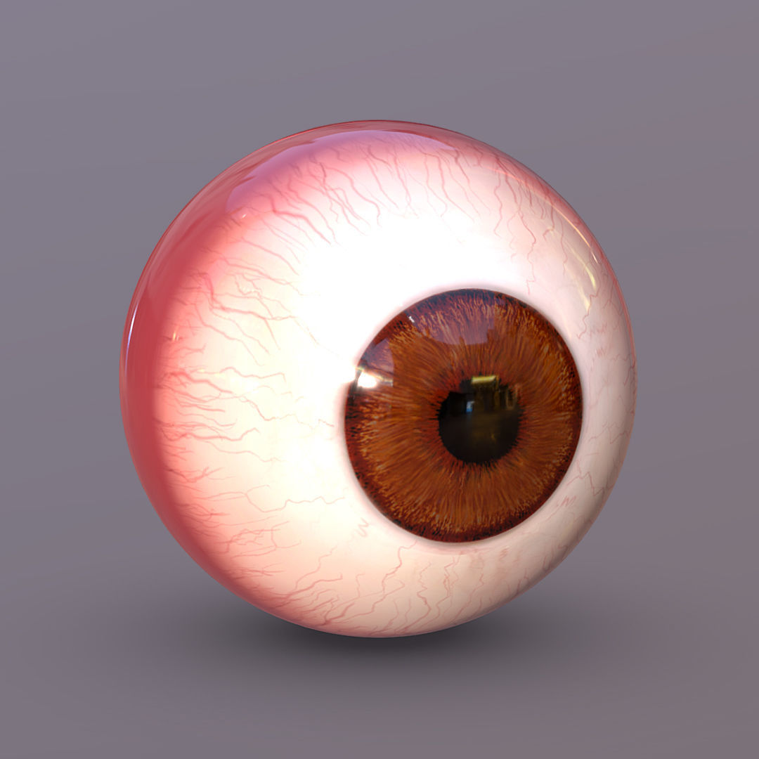 EYE Painted for 3D printing 3D model