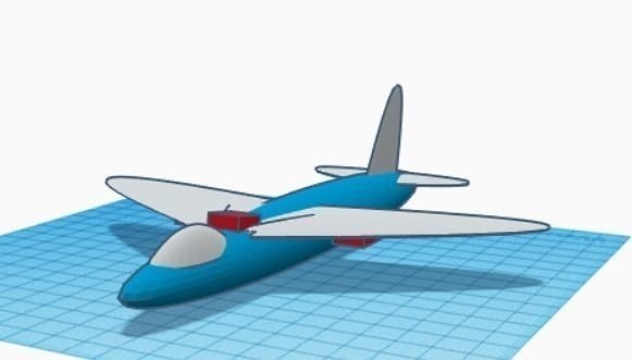 Jet Aircraft 3D Model 3D model 3D printable | CGTrader