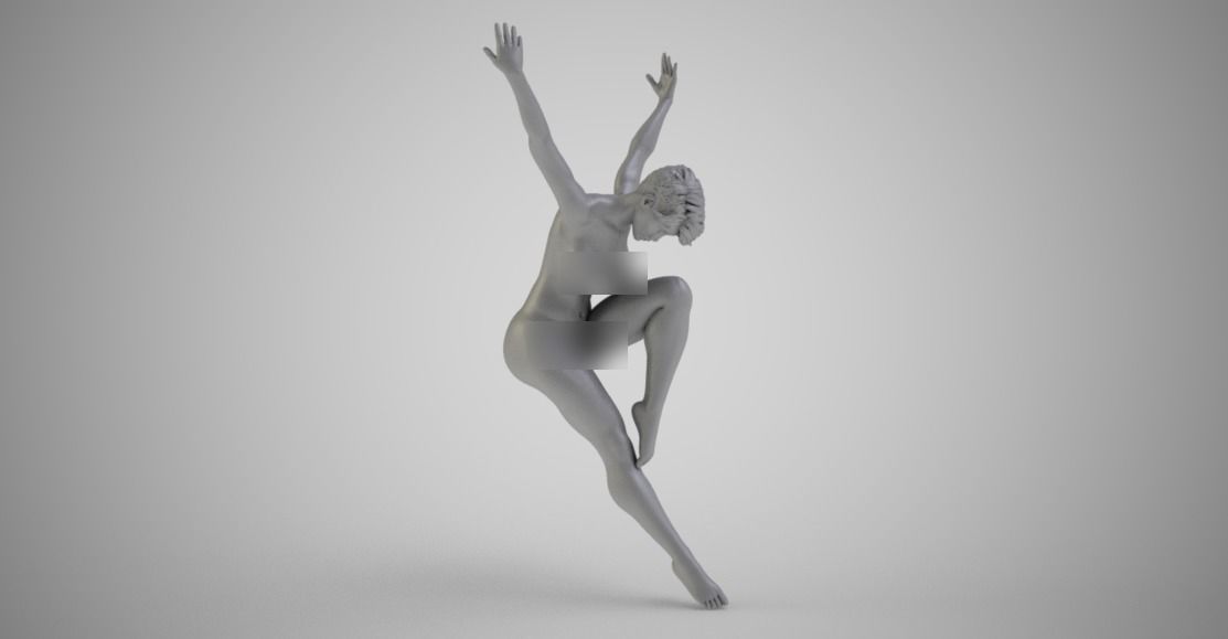 Art Pose 3 3D print model