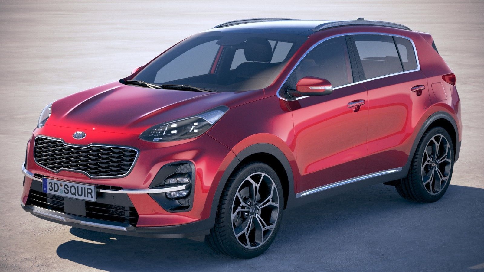 Kia Sportage with interior 2019