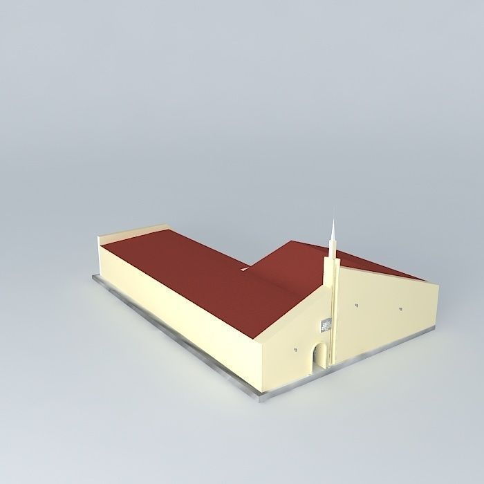 LDS. Centro de Reunion Mormon, Merida Yucatan Mexico. Free 3D model