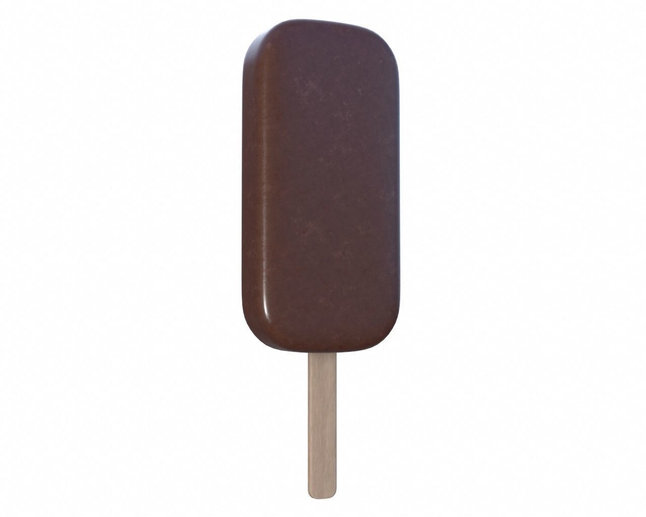 Ice cream chocolate on stick