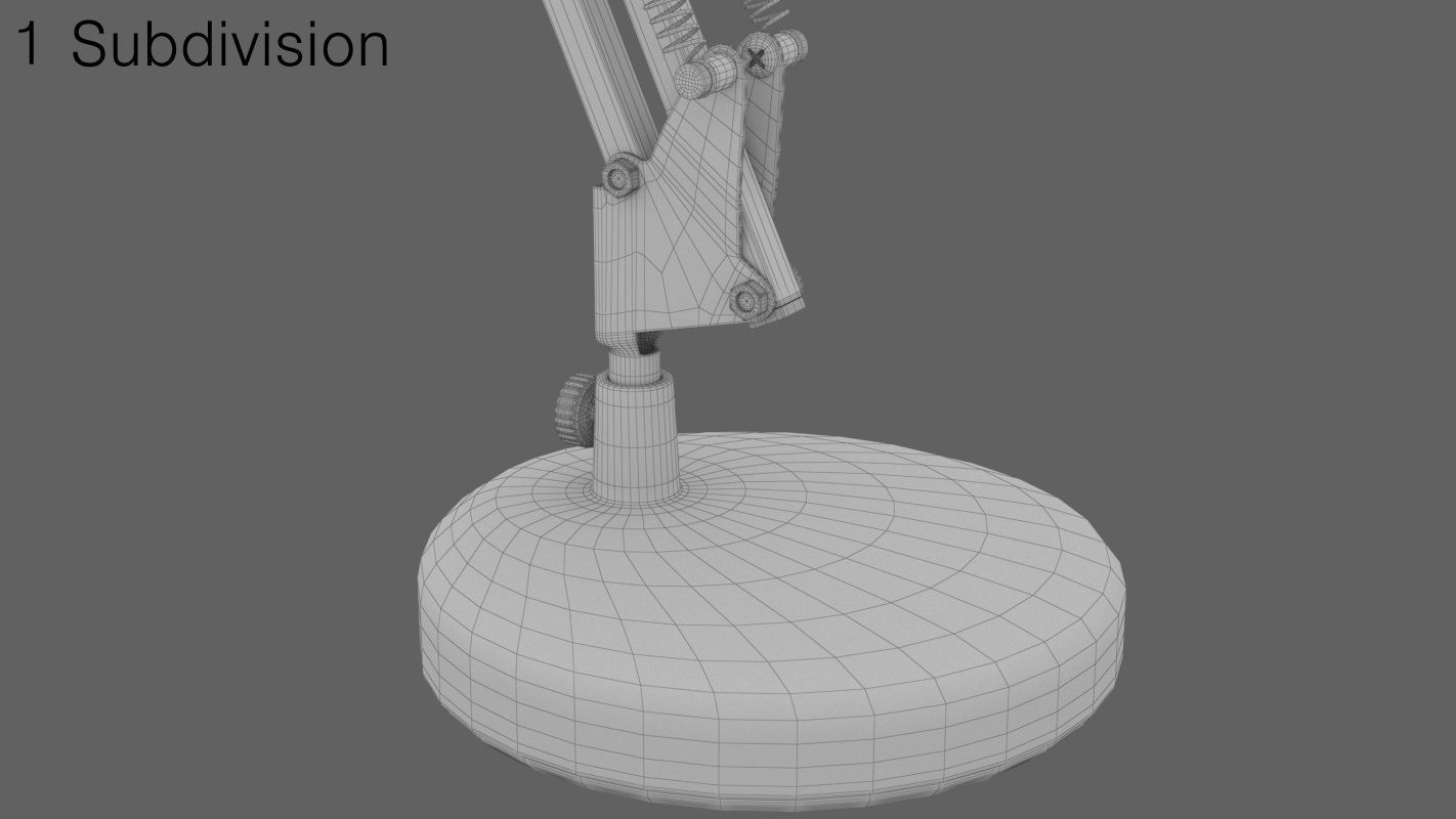 Swing Arm Lamp 3D model rigged CGTrader
