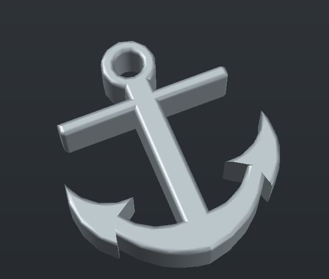 Anchor 3D model 3D printable | CGTrader