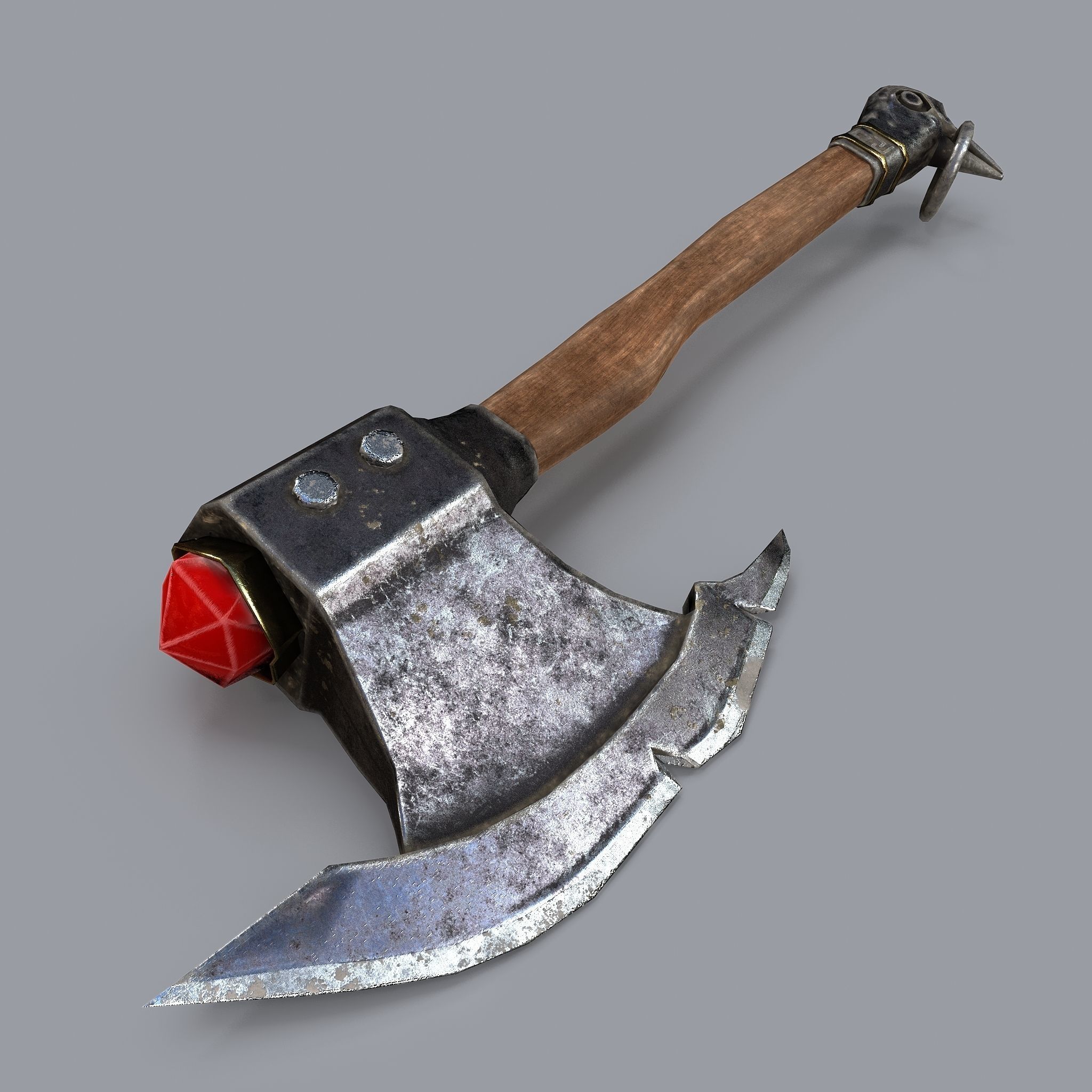 3D asset Old dwarph axe CGTrader