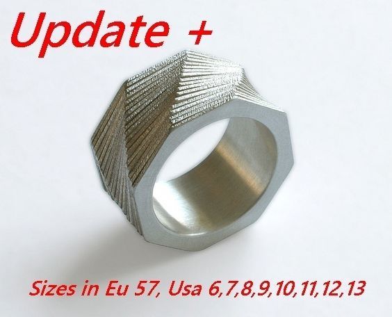 Minimal Ring 001 3D print model