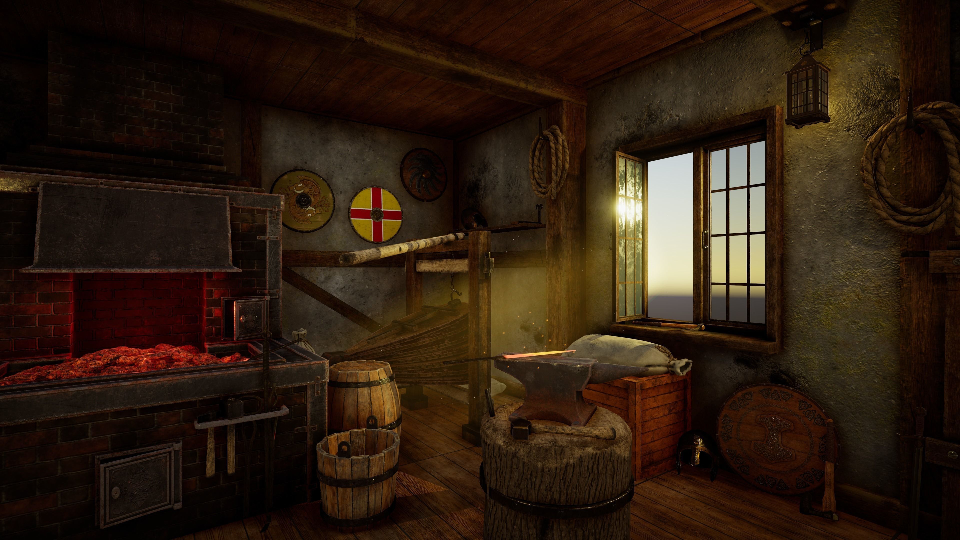 Medieval forge