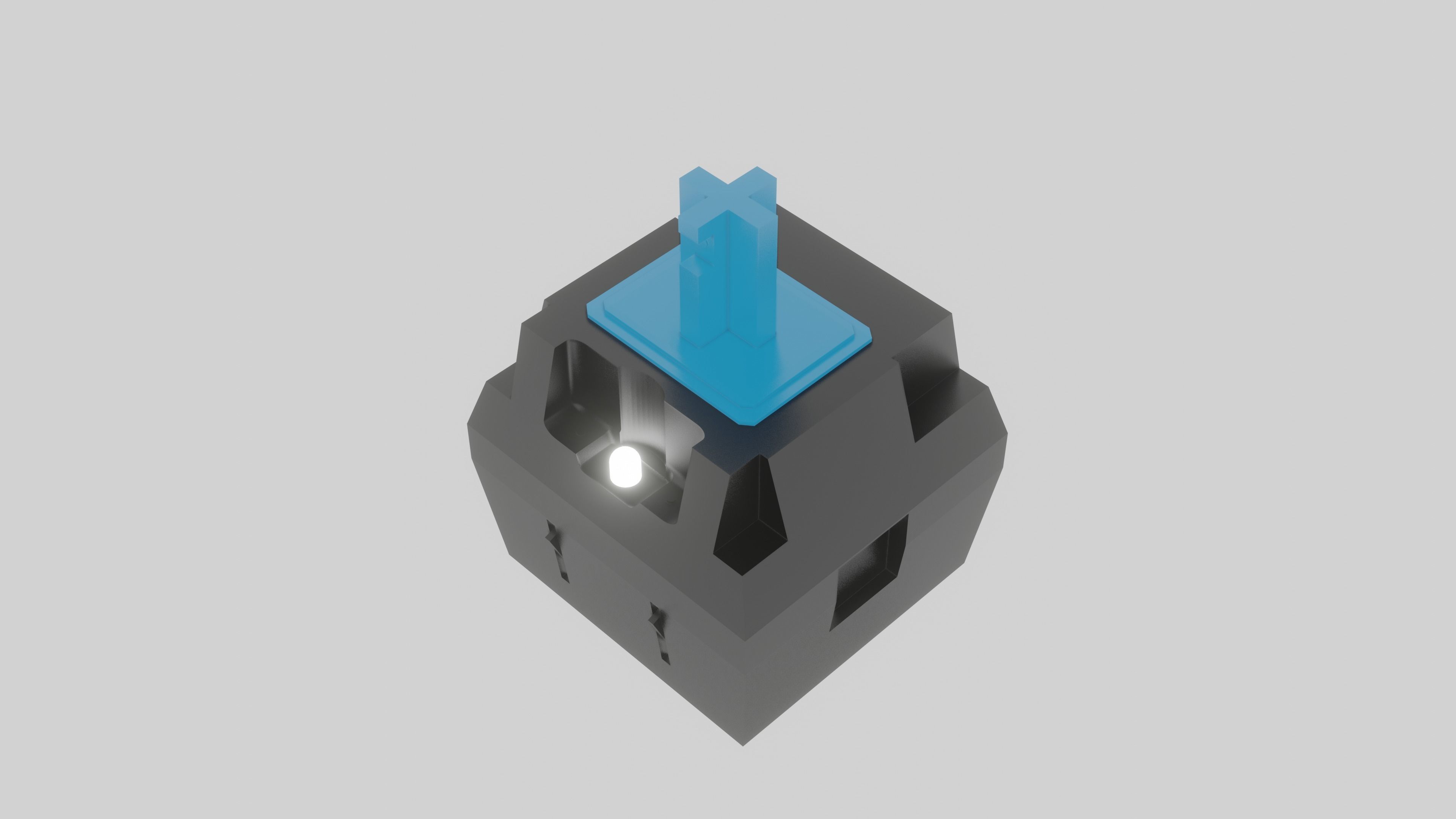 Mechanical Keyboard Switch 3D Model CGTrader