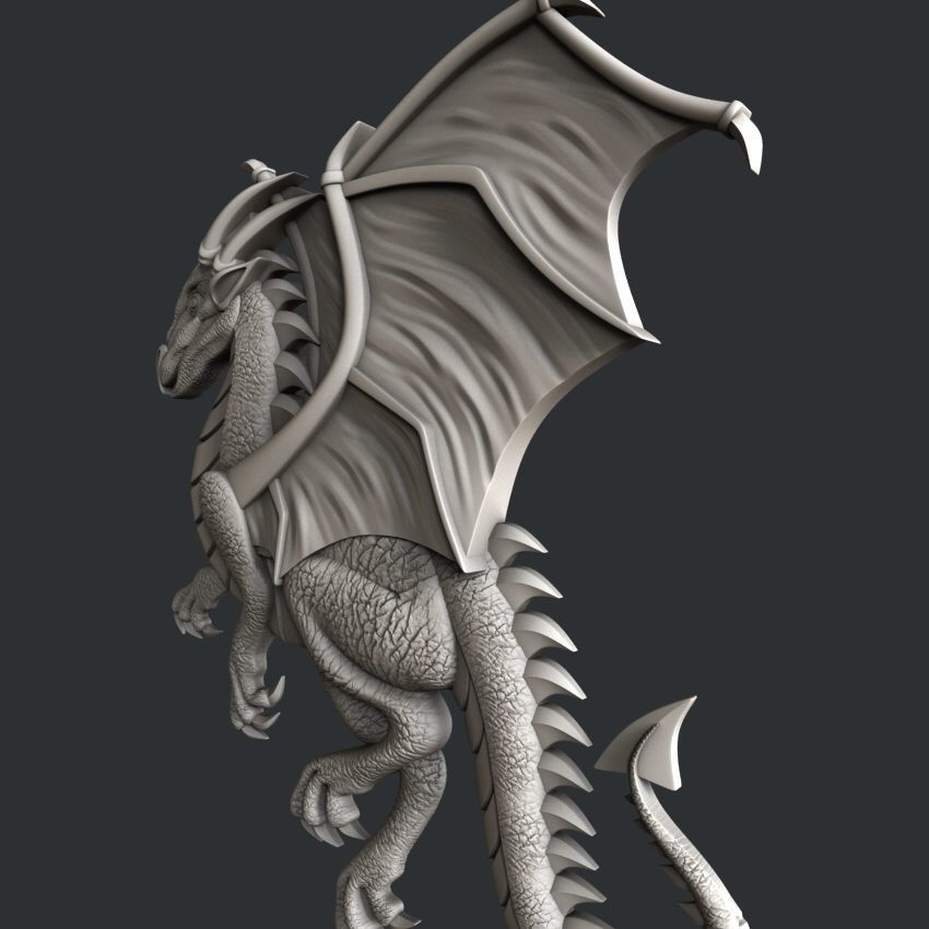 3d STL models for CNC router Dragon 3D model | CGTrader