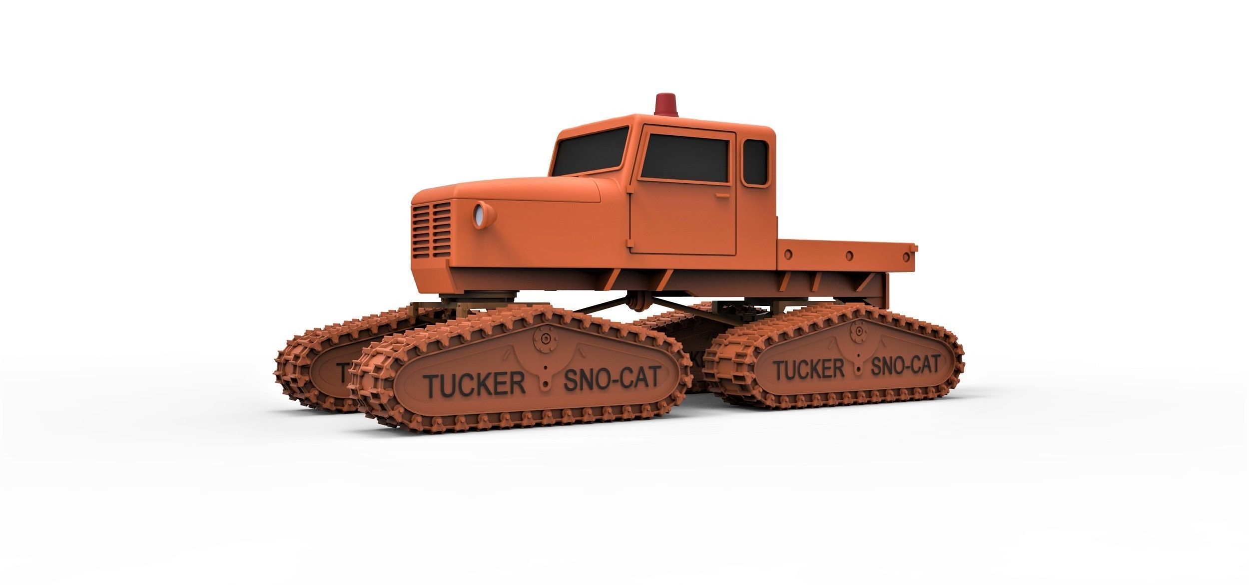 Diecast model Tucker Sno-Cat 442a Scale 1 to 24 3D model 3D printable ...