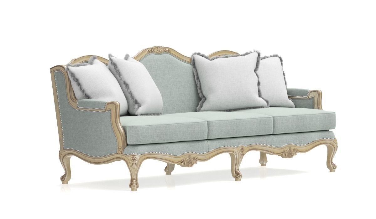 Cabriole Sofa by Walter E Smithe 3D model CGTrader