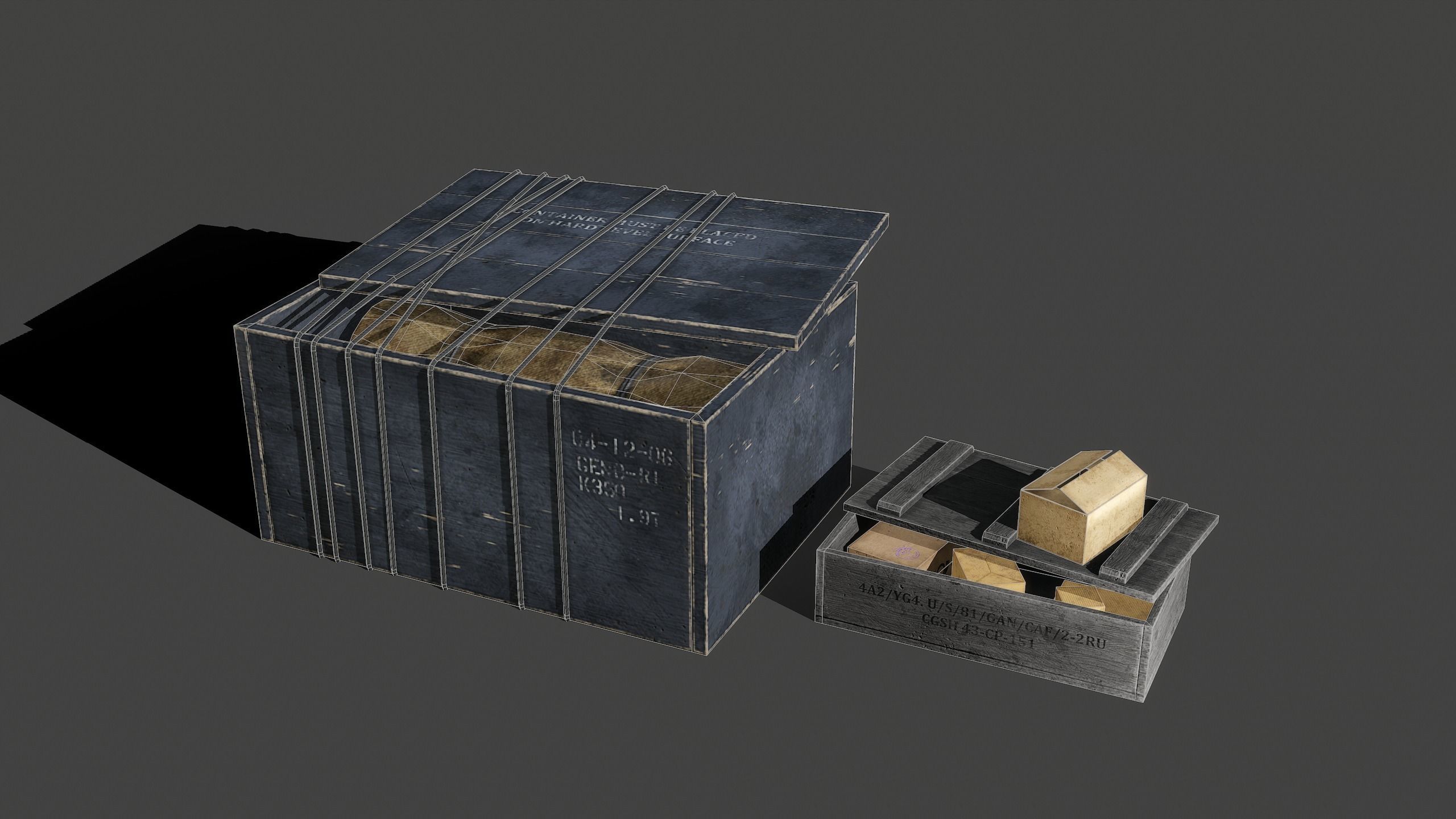3D model Loot Boxes VR / AR / low-poly | CGTrader