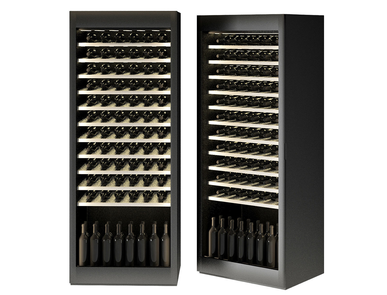 3D model Samsung LUX Winecellar Fridge Refrigerator