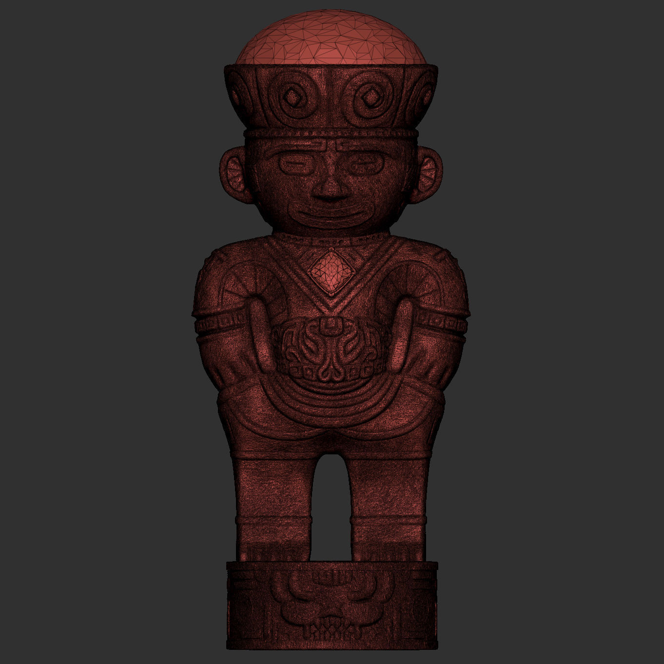 Maya statues 3D model 3D printable CGTrader