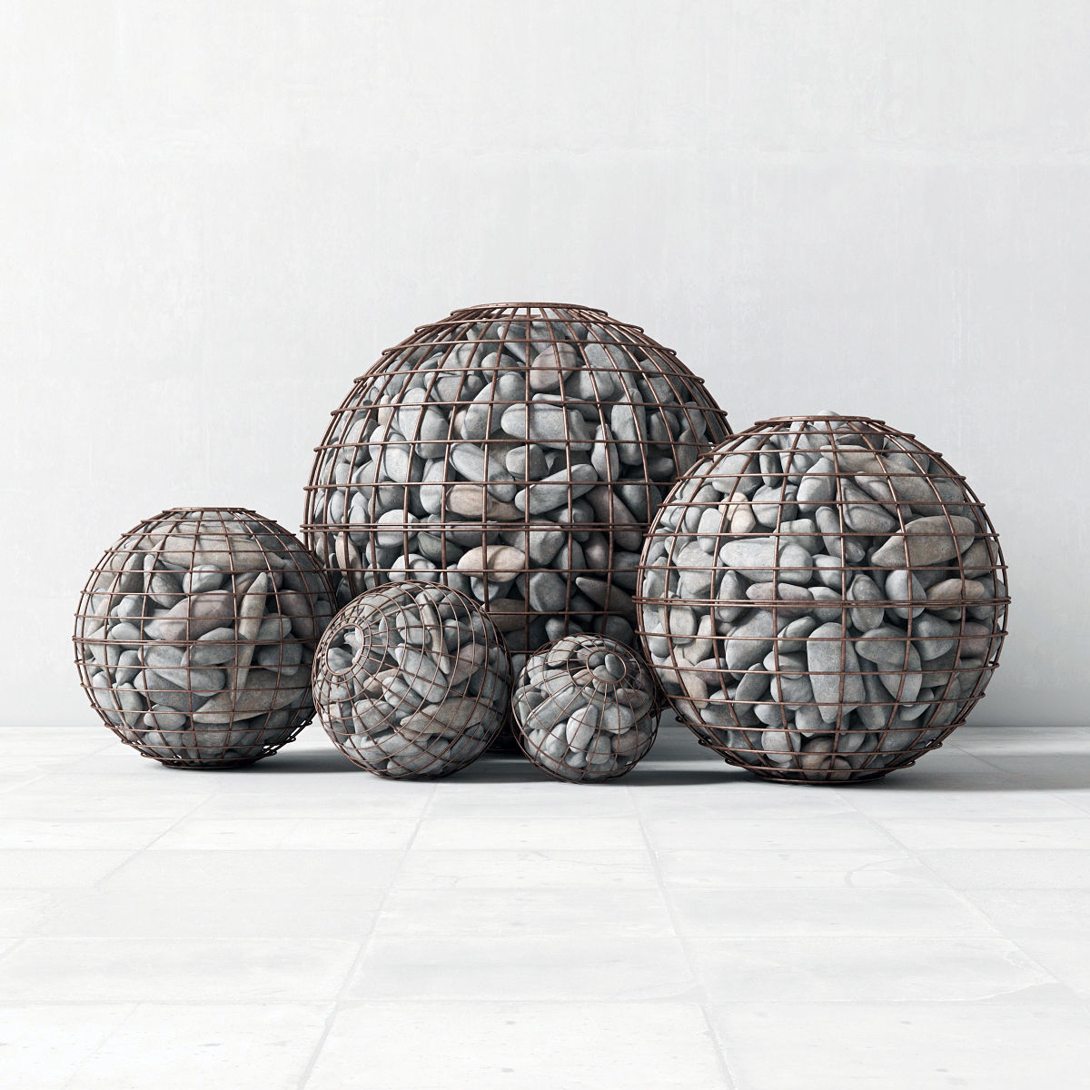 Gabion sphere form