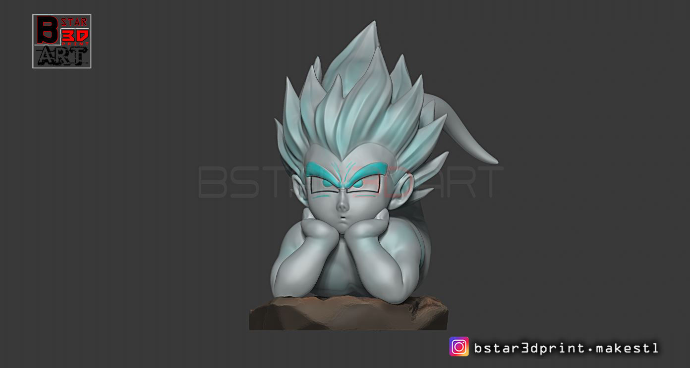 GotenKS Ghost version 03 from Dragon Ball Z 3D model 3D printable ...