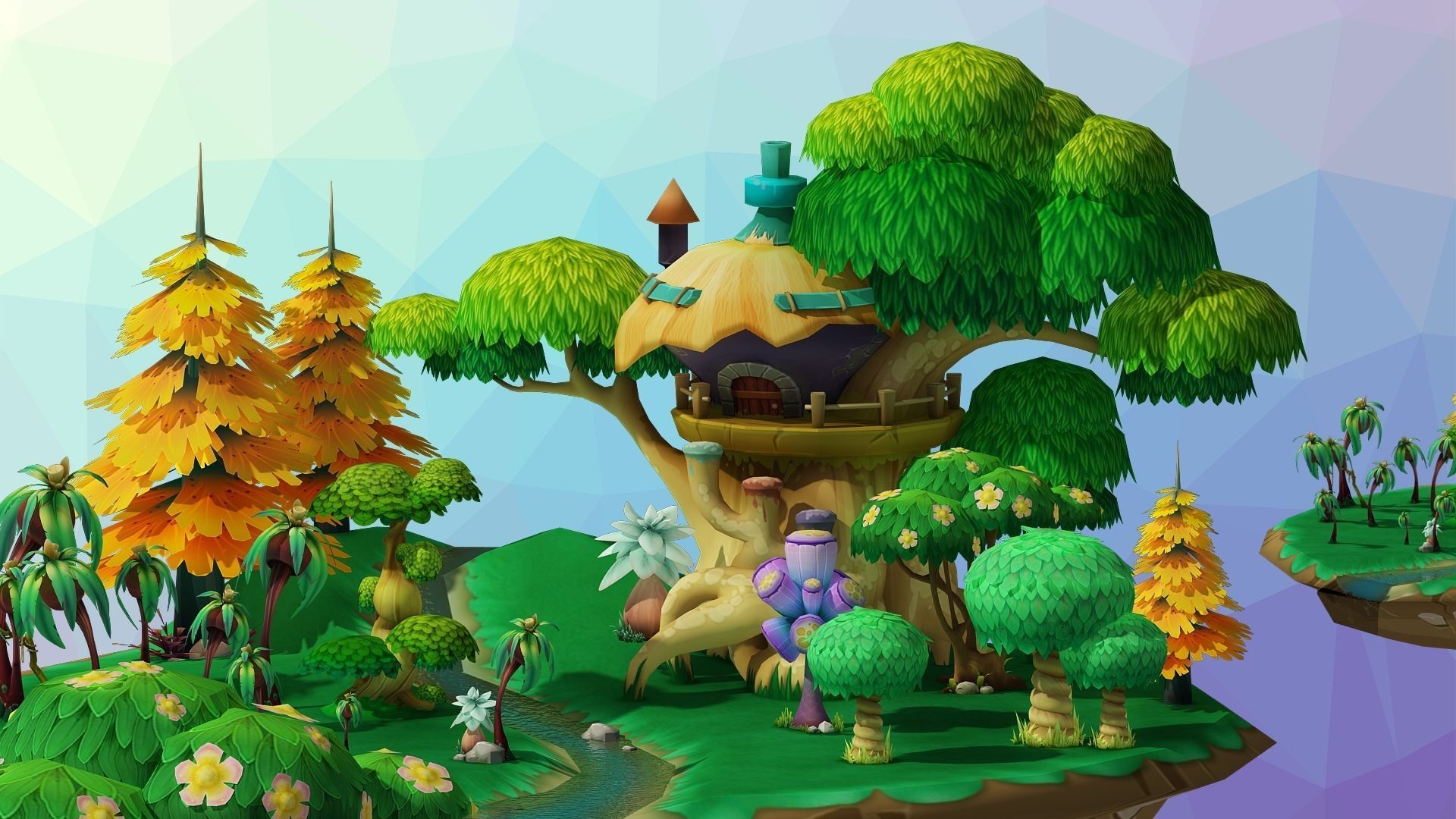 cartoon-forest-3d-model-low-poly-max-obj