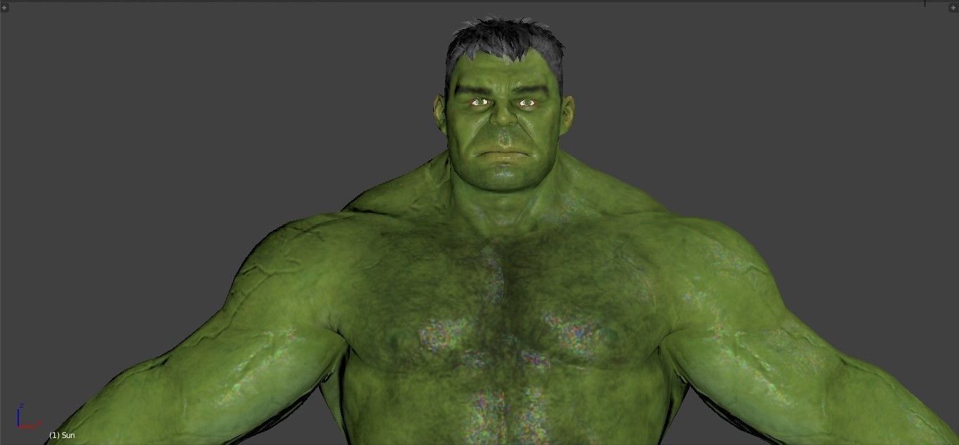 Hulk 3d model from Avengers Infinity War CGTrader