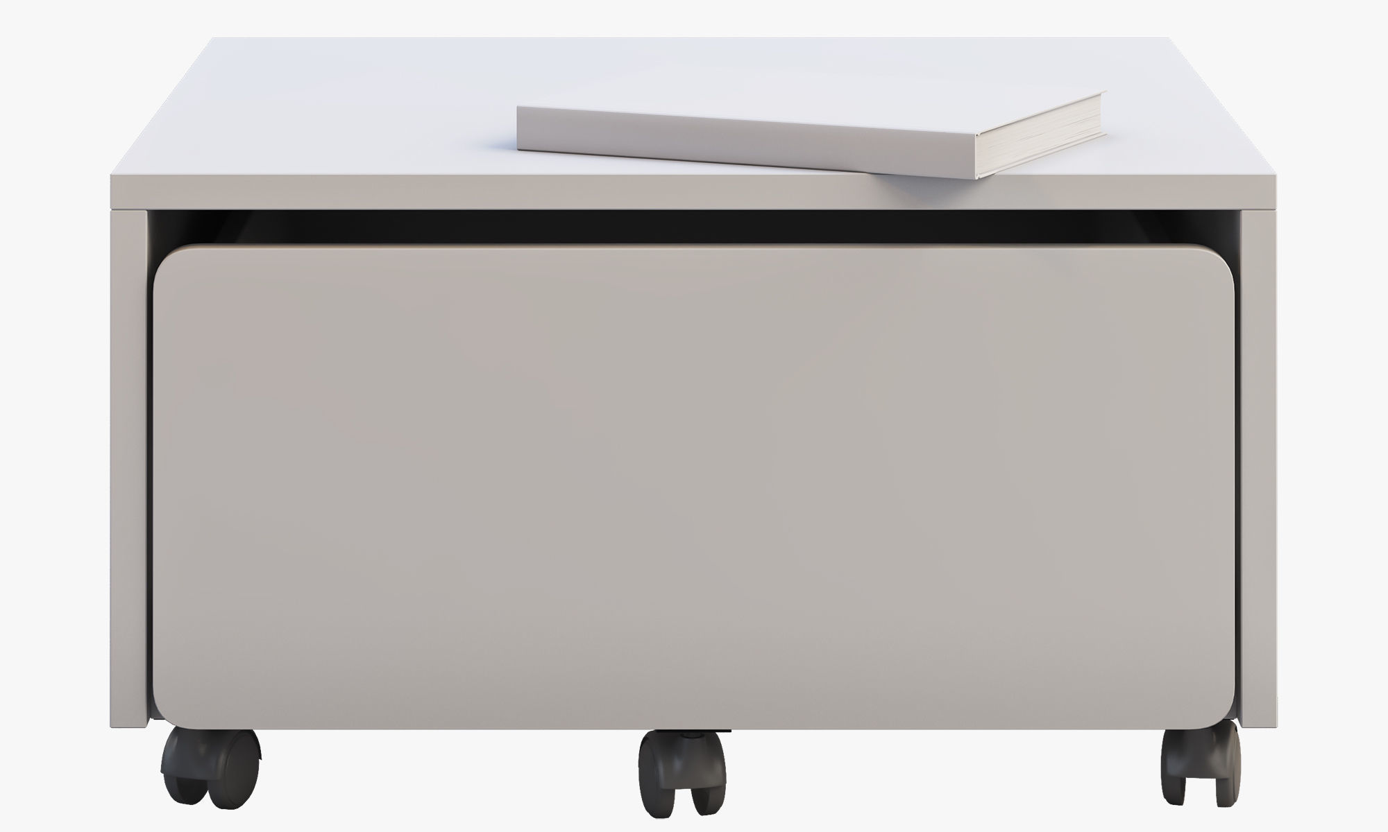 Slakt Storage box with casters 3D model CGTrader