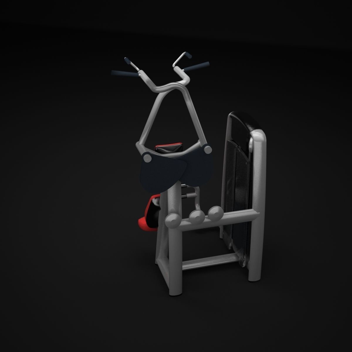 Vertical Traction Machine 3D model CGTrader