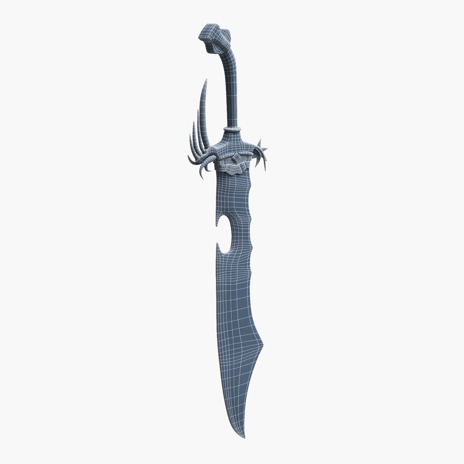 Eastern Battle Sword 3D model | CGTrader