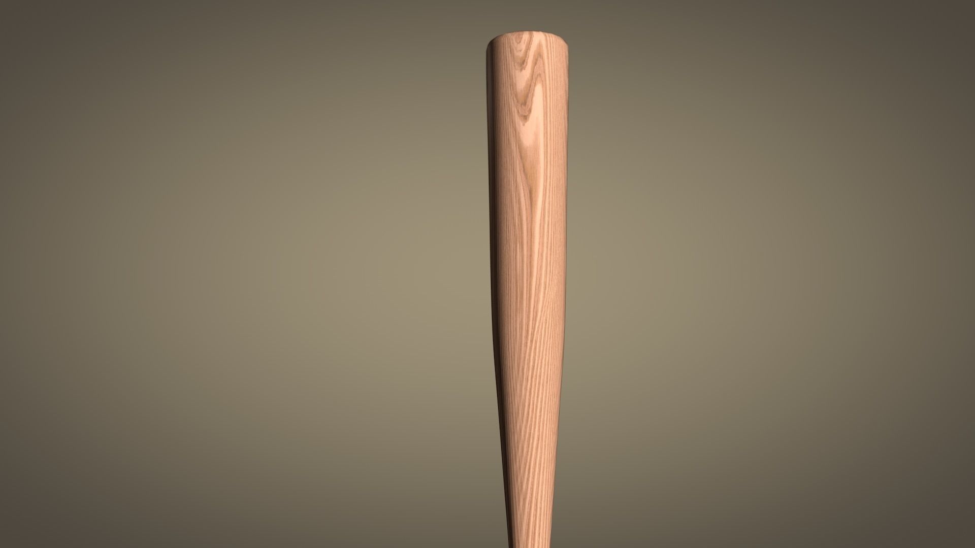 Wooden Baseball Bat PBR Textures 3D model CGTrader