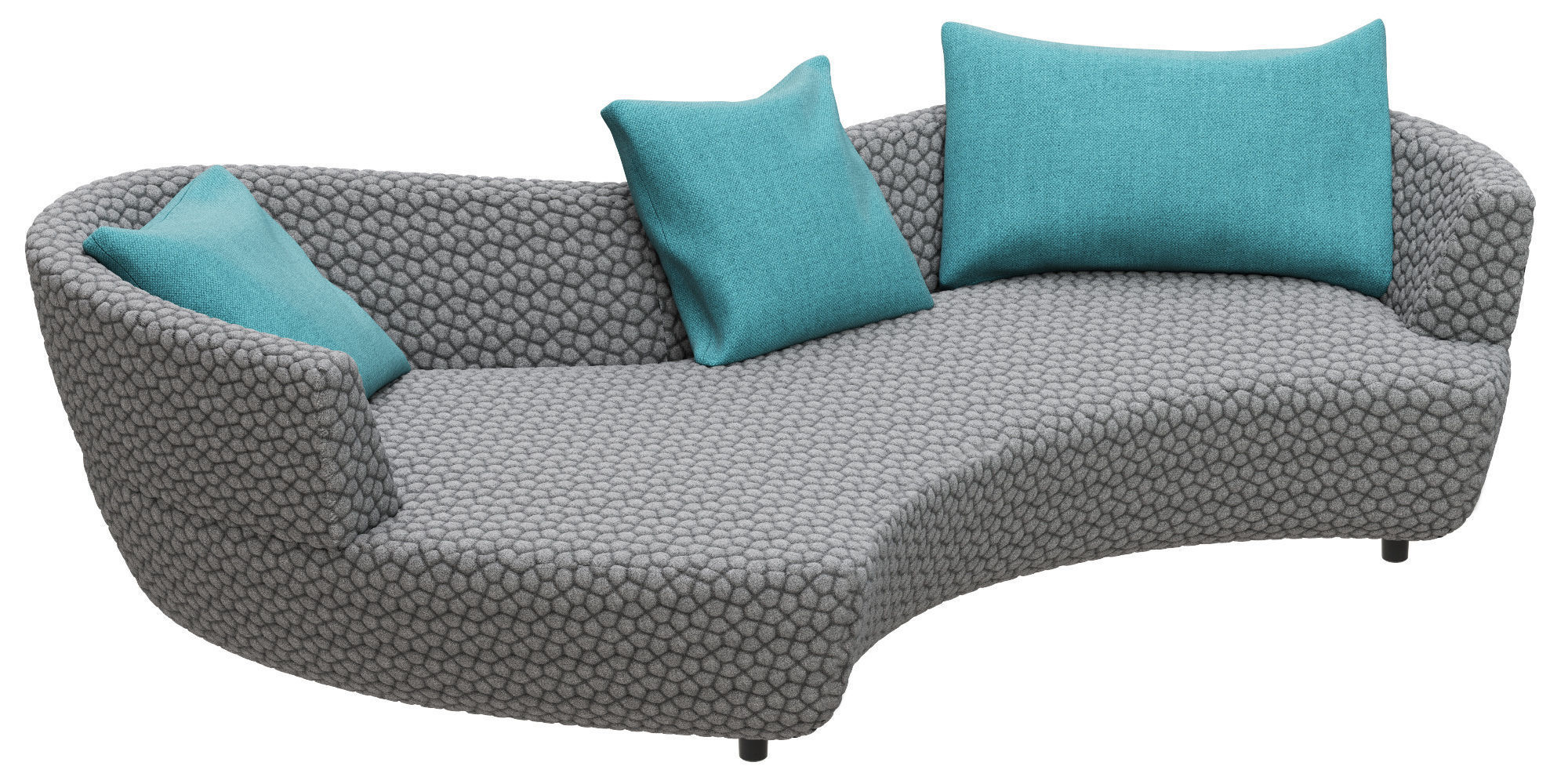 Roche Bobois Digital Large Round 3 Seat Sofa 3d Cgtrader