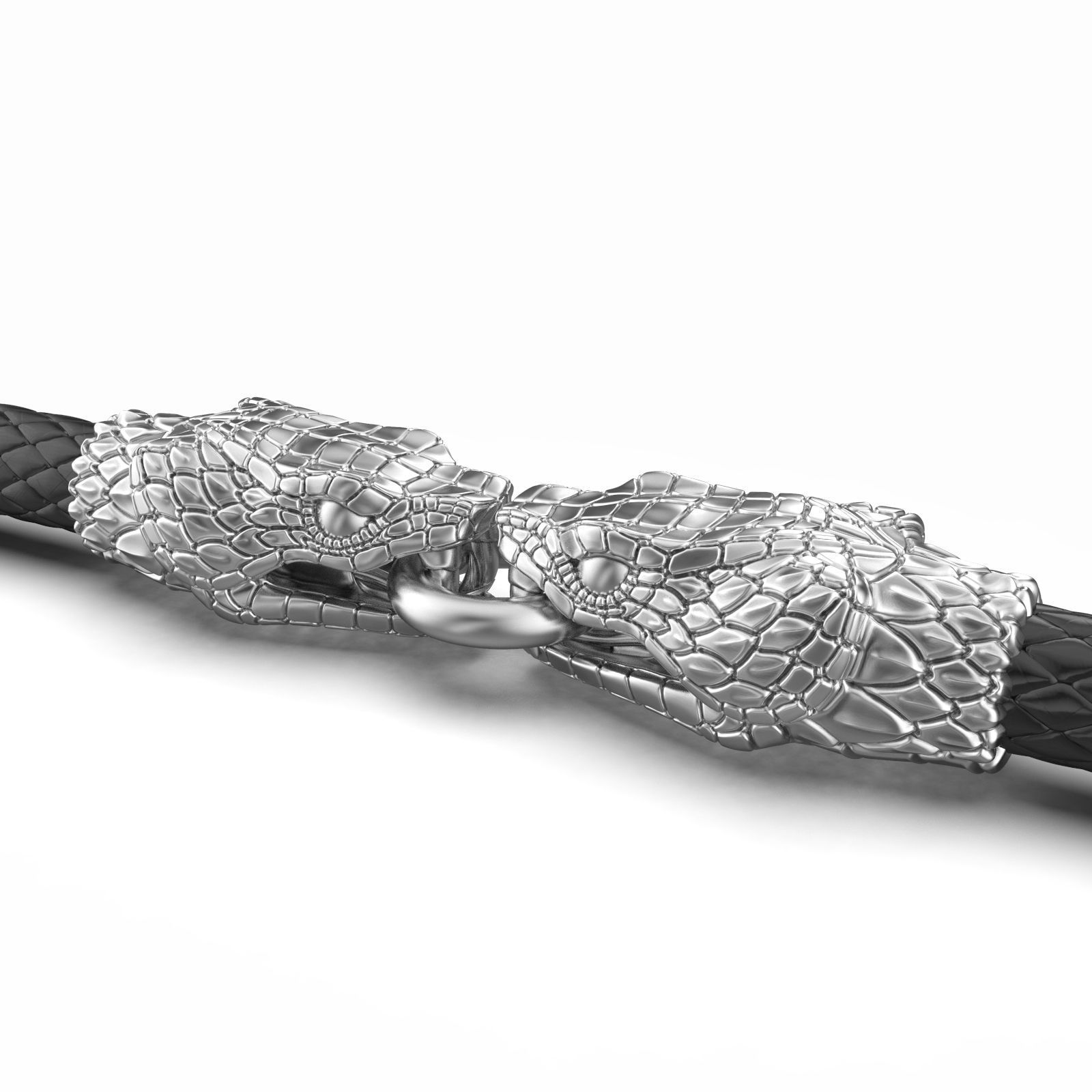 End pieces for bracelets Snake 5 mm