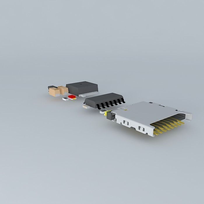 NanoShield Micro SD Free 3D model