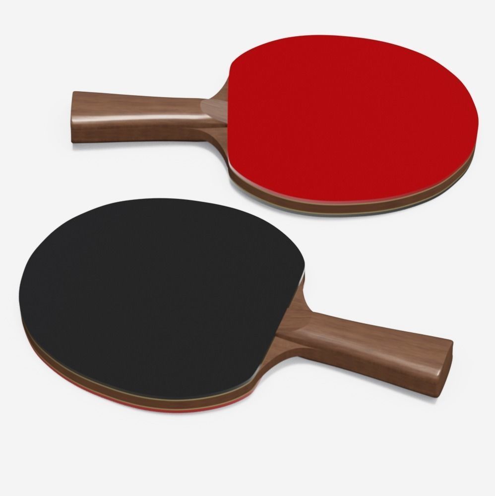 Ping Pong racket 3D model free 3D model | CGTrader