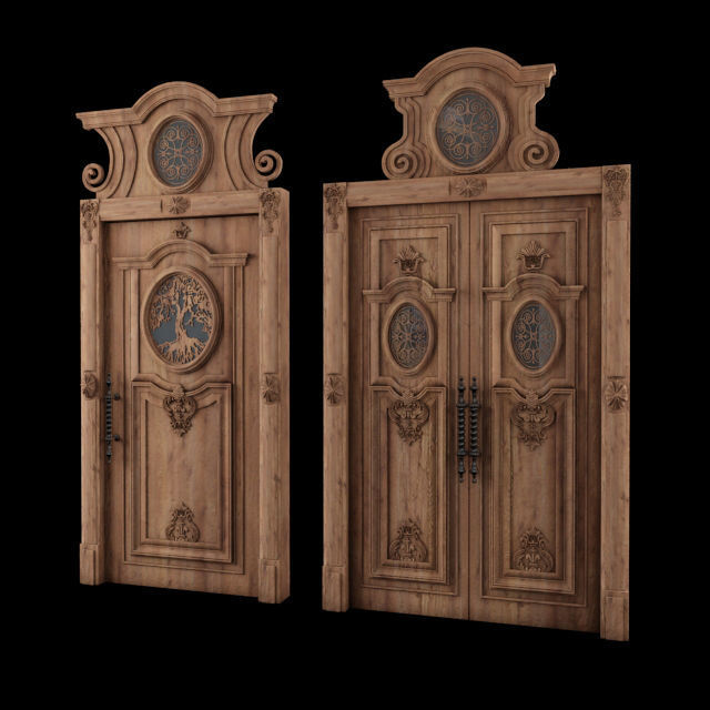 Classic doors 3D model