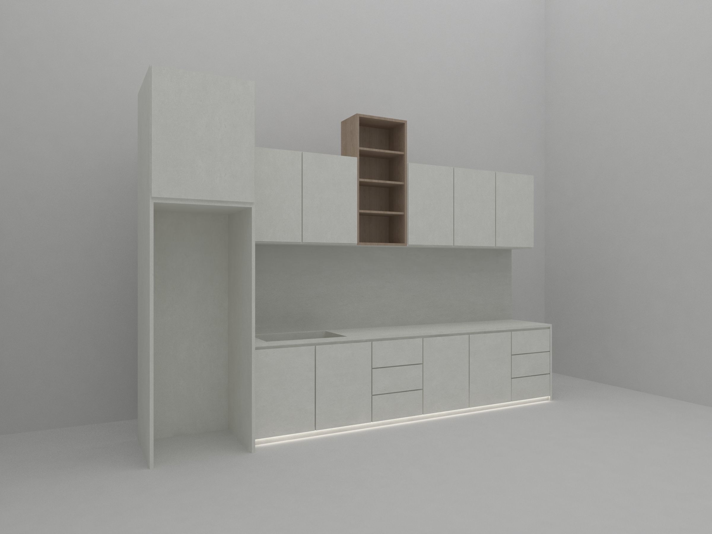 kitchen free 3D model CGTrader